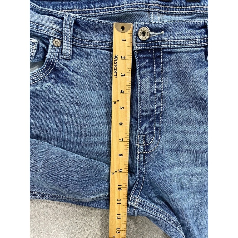 BKE Tyler Jeans Men's 38x32 Straight Bootcut Medium Wash Stretch Denim Casual - Picture 3 of 9